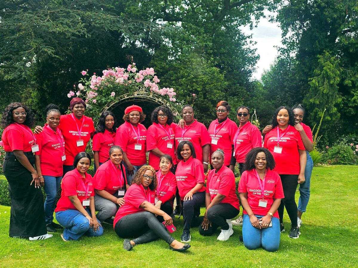 Kingdom Women of the Word in beautiful retreat gardens